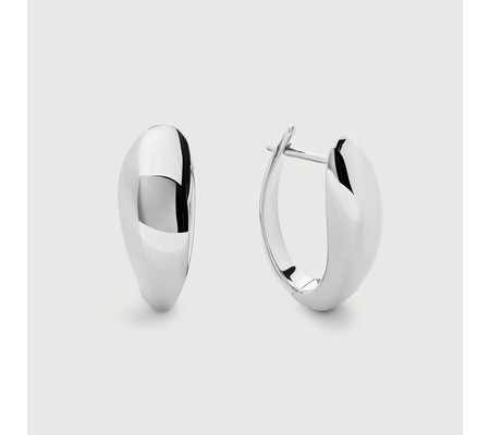 Nura Reef Large Hoop Earrings | Monica Vinader (Global)