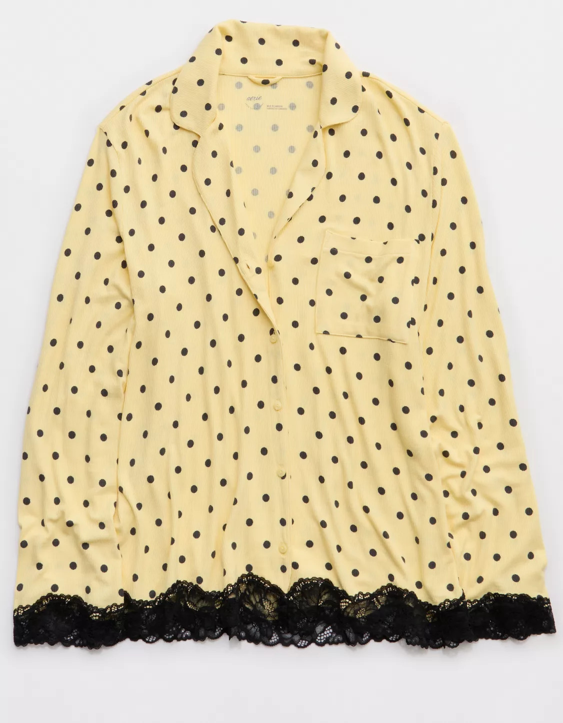 Aerie Real Soft Rib Long Sleeve T-Shirt | American Eagle Outfitters (US & CA)