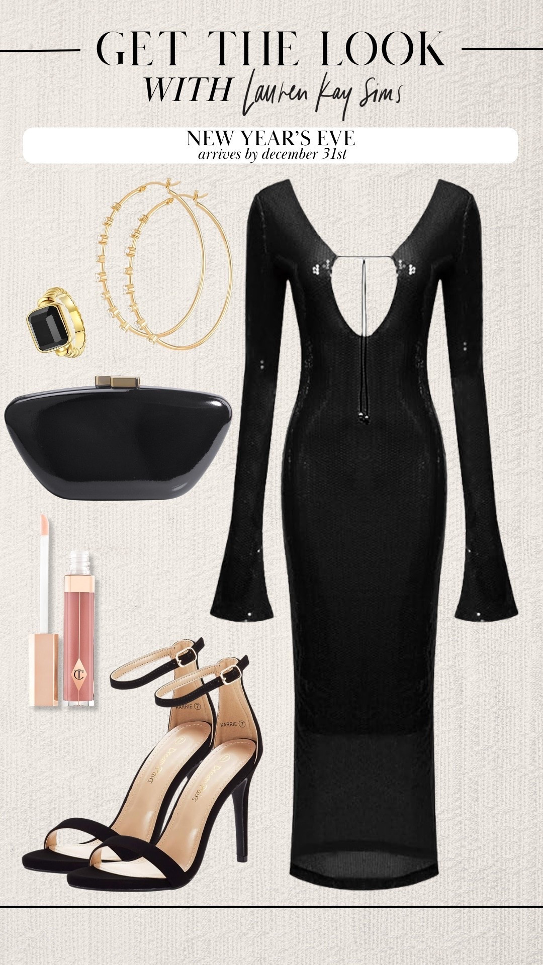 NYE look that will arrive before December 31st!🤭

#LTKootd #LTKFindsUnder50 #LTKHoliday