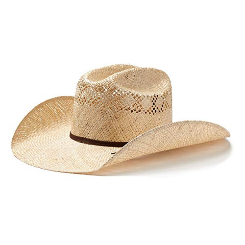 ARIAT Unisex Adult Twisted Weave Straw Hat, Natural, 7-5/8 | Amazon (US)