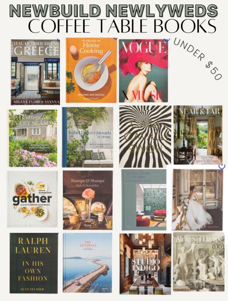 You can never have too many coffee table books!

#LTKstyletip #LTKfindsunder50 #LTKhome