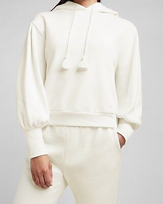 Tassel Drawstring Hooded Sweatshirt | Express
