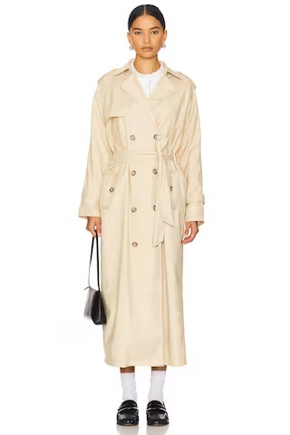 LIONESS Trencherous Coat in Beige from Revolve.com | Revolve Clothing (Global)