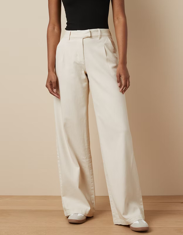 AE Dreamy Drape Stretch High-Waisted Trouser | American Eagle Outfitters (US & CA)