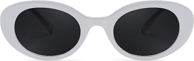 FEISEDY Sunglasses Womens, Retro Oval Cateye Sun Glasses Men, Small 90s Style B4128 | Amazon (US)