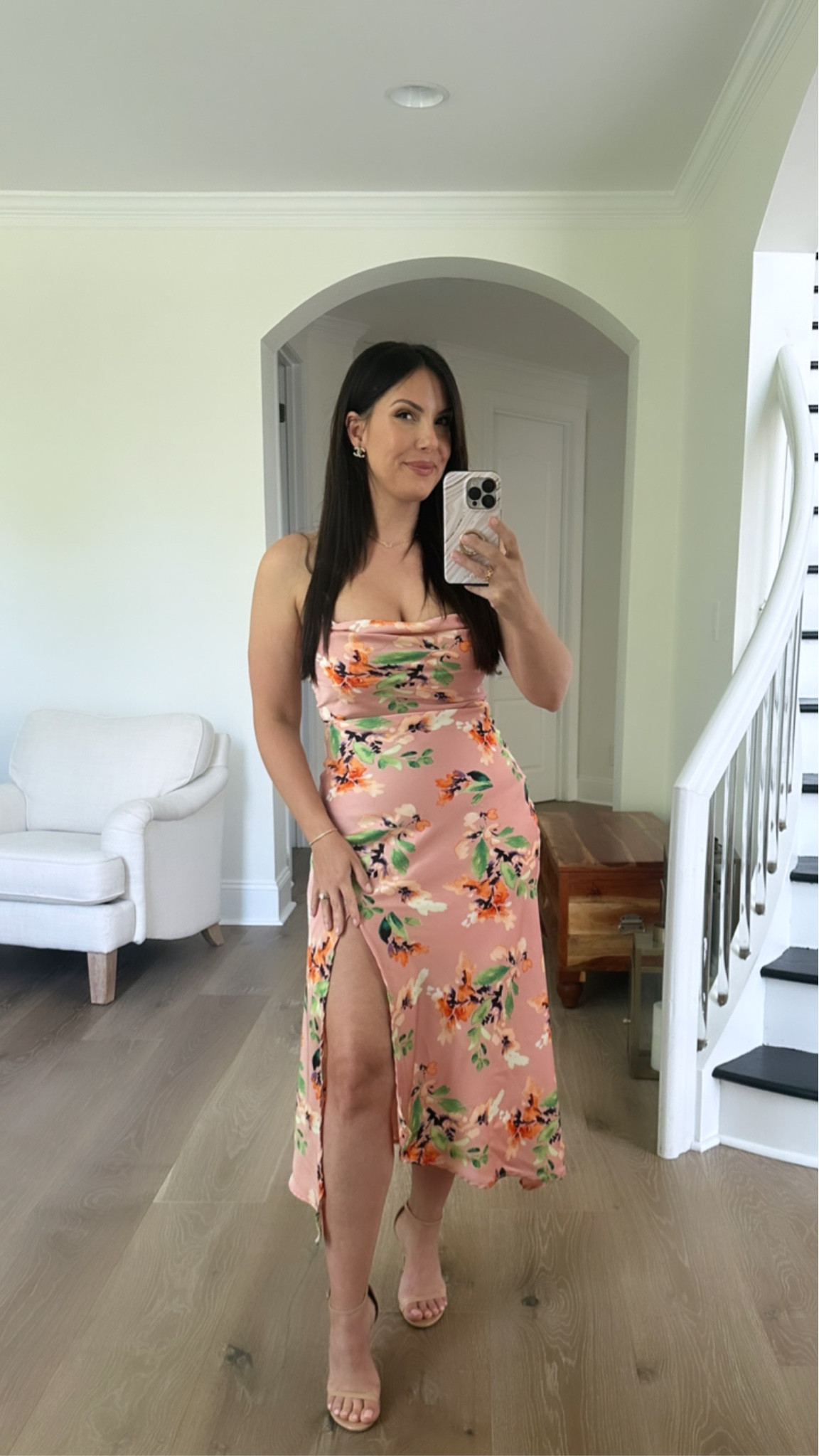 Loving this beautiful Astr The Lable dress. It comes in so many beautiful prints. You can also rent this style from shopstylerevolve.com and get your first month free. 

Wearing size small 