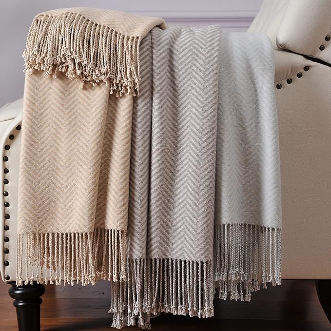 CUDDLE DREAMS Silk Throw Blanket with Fringe, Pure Mulberry Silk, Naturally Soft, Breathable (Her... | Amazon (US)