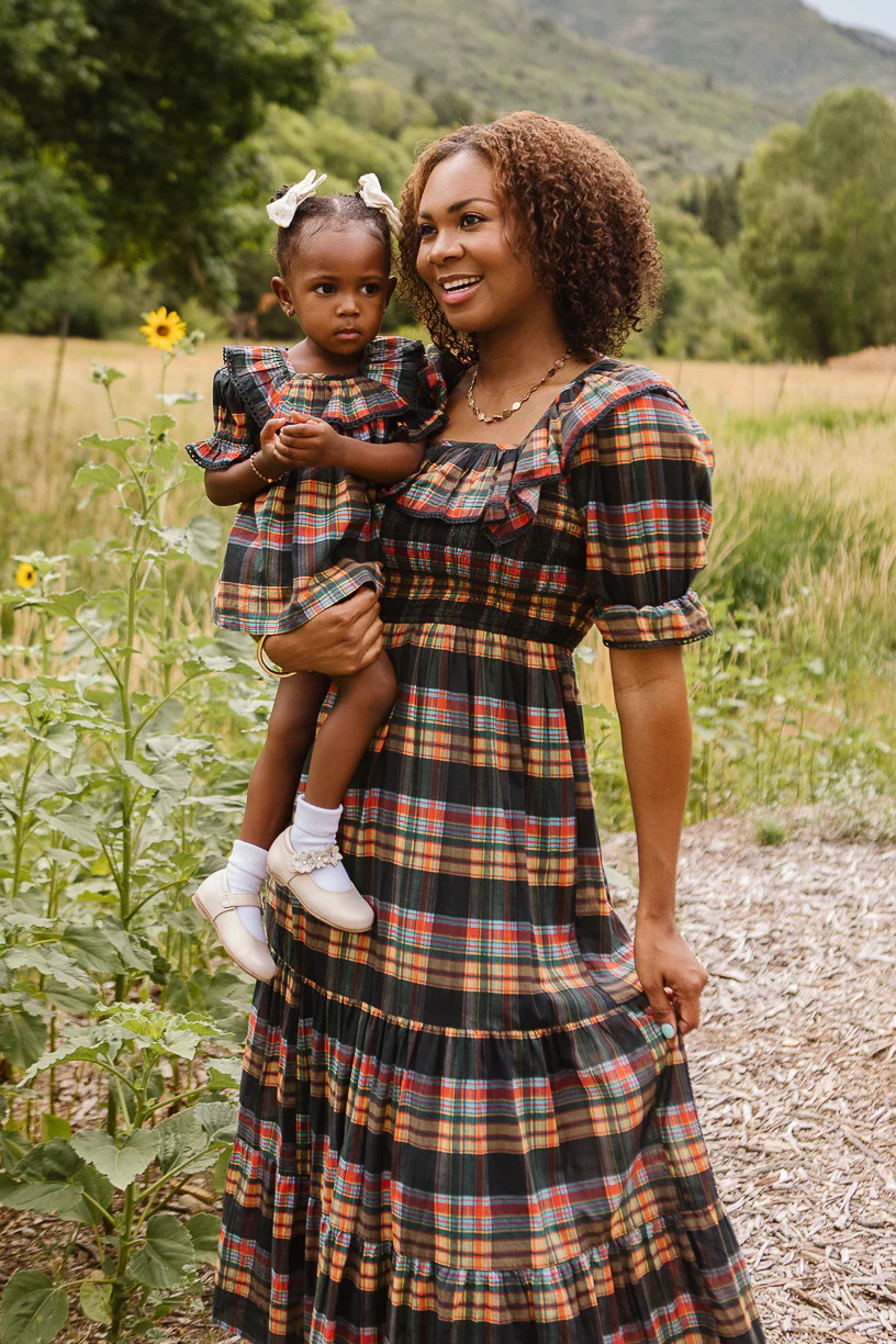 Baby Gracie Dress Set in Plaid | Ivy City Co