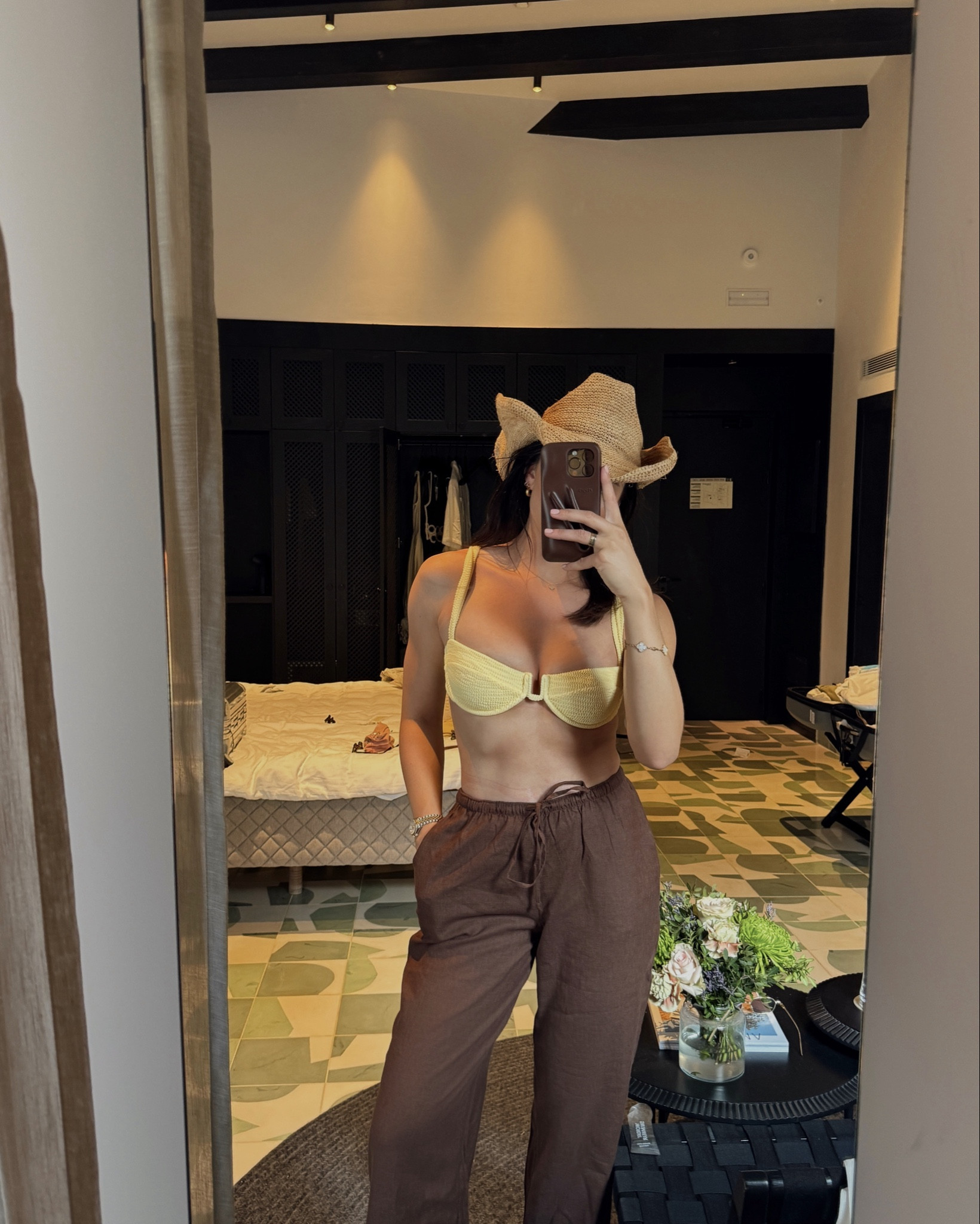 brown and yellow all summer 🫶🏼

linen pants, brown trousers, yellow swimwear, Monday swimwear, beach cover up, holiday outfits, mallorca 

#LTKuk #LTKsummer #LTKeurope