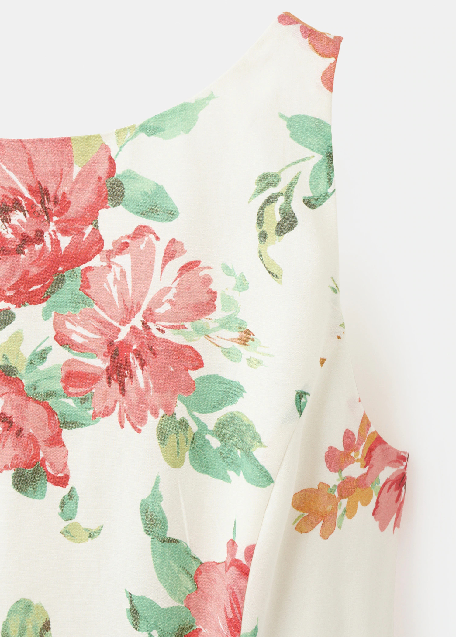 A-Linien-Kleid mit Blumenprint | Mango EU