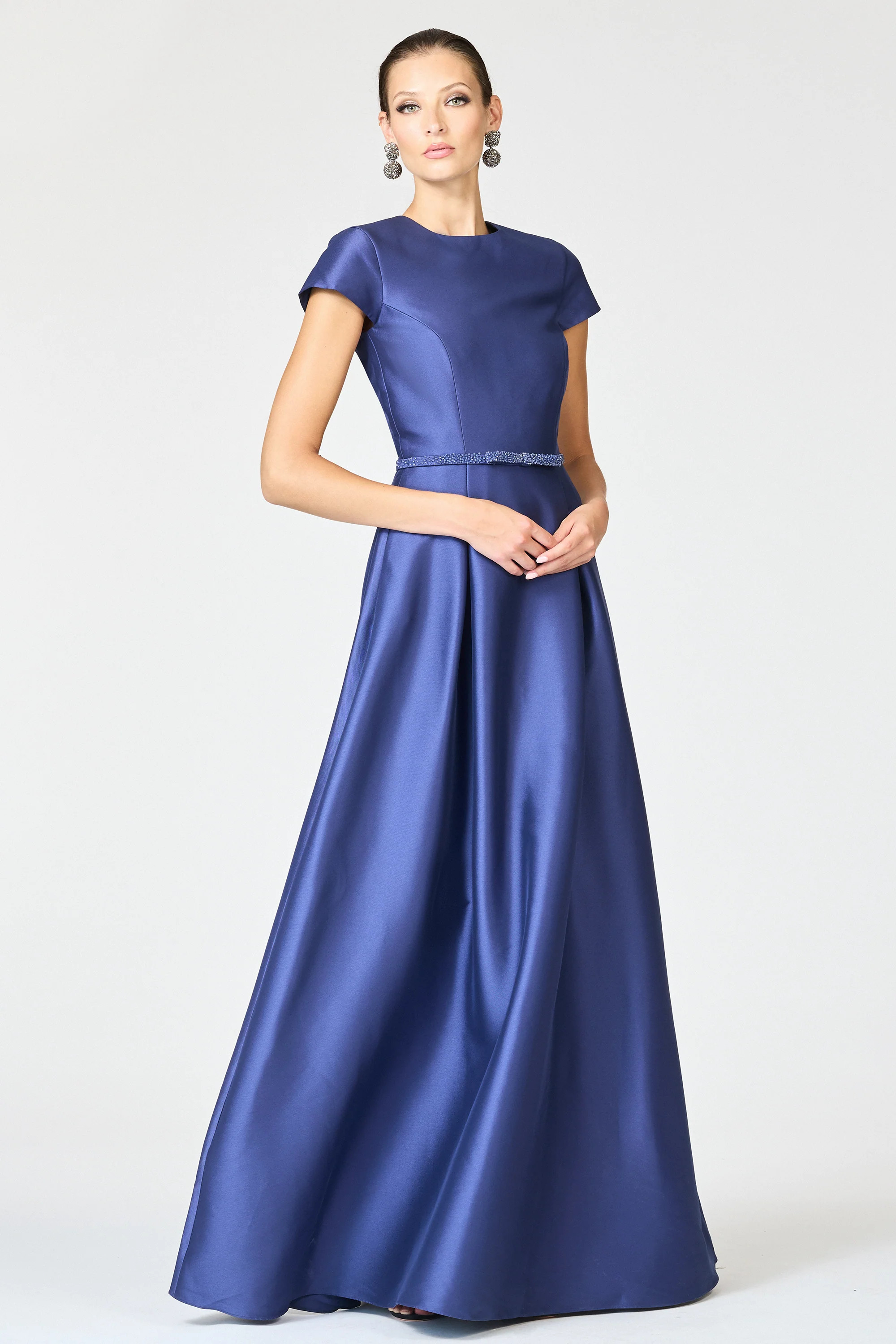 BLYTHE GOWN - WASHED INDIGO | Sachin and Babi