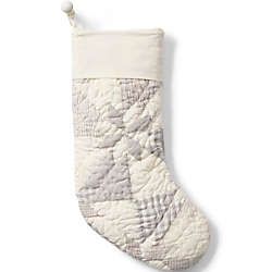 Patchwork Personalized Christmas Stocking | Lands' End (US)