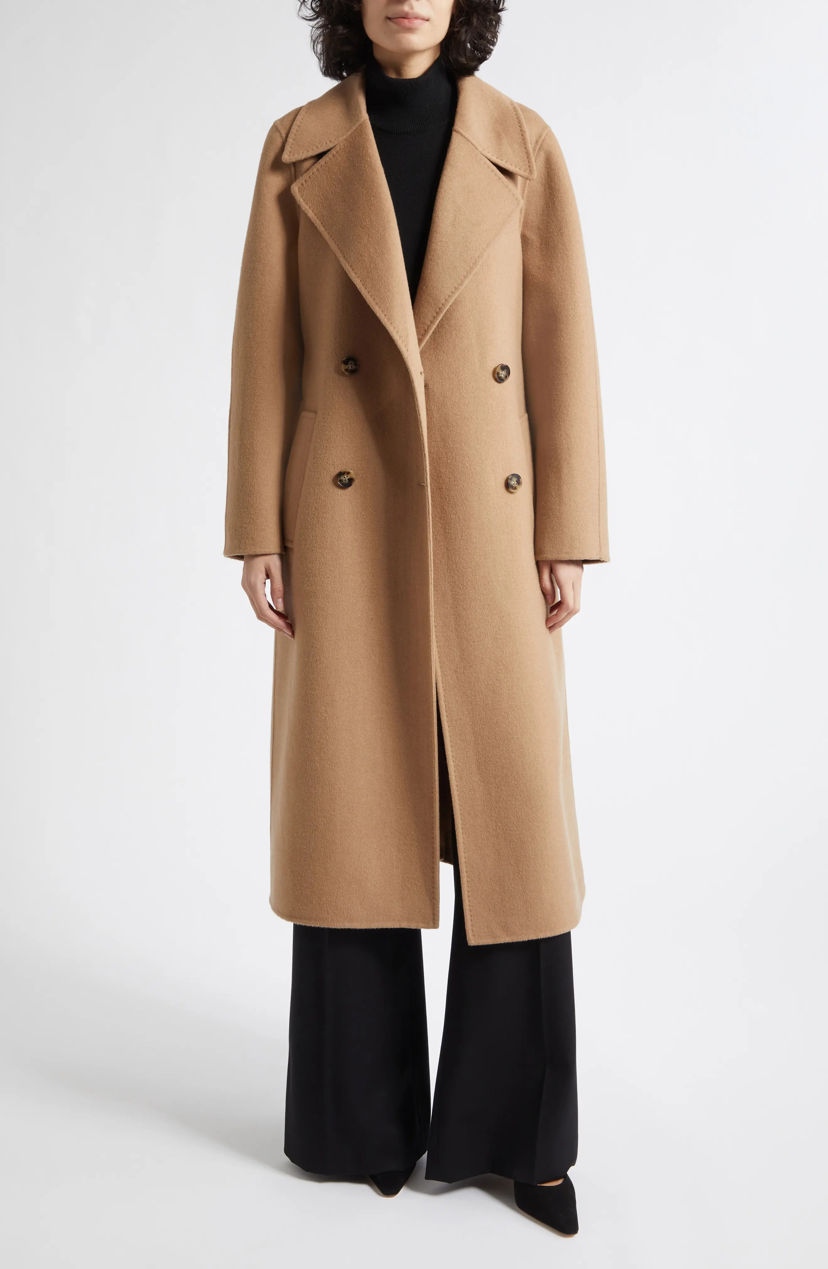 Rene Wool Blend Double Face Coat (Women) | Nordstrom | Nordstrom