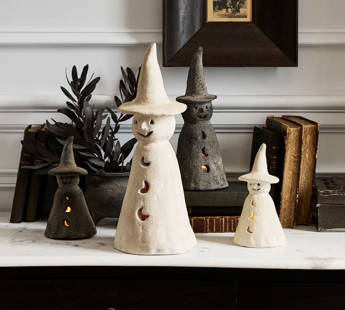 Terracotta Ceramic Witch | Pottery Barn (US)