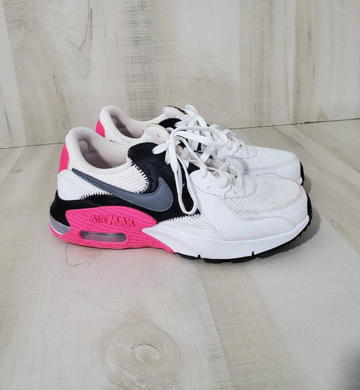 Nike Womens Air Max Excee White Grey Black Pink Sneakers Size 7 Shoes CD5432-100  | eBay | eBay US