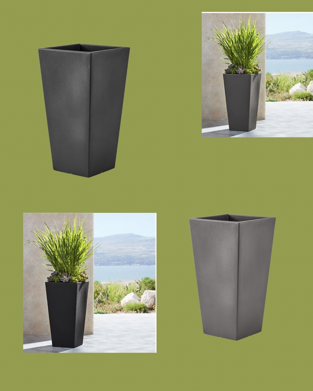 Tall 28 inch planters Black or Gray under 30 dollars. SALE

#LTKSaleAlert #LTKHome #LTKU