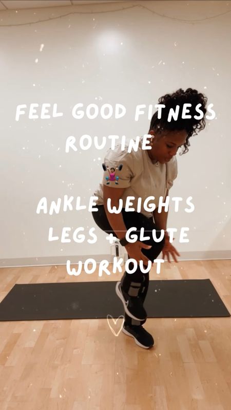 Beginner-friendly ankle weights legs + glute workout |On The GO feel good fitness routine 🦵🏾🏋🏾‍♀️

#LTKVideo #LTKActive #LTKFitness