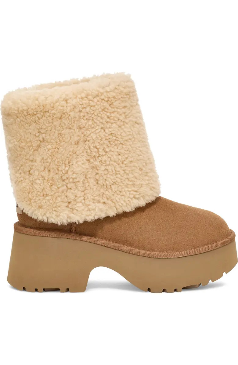 Classic New Heights Genuine Shearling Cuffable Boot (Women) | Nordstrom