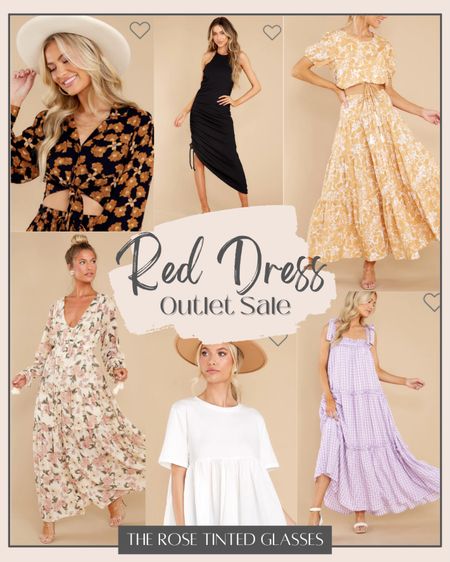 Red Dress Outlet Sale! 🚨 Snag some amazing pieces for $20 and under!! 

Fall Fashion | Fall Wedding | Date Night Outfit | Fall Photos Outfit | Floral Dress | Fall Dresses 

#LTKsalealert #LTKunder50 #LTKstyletip