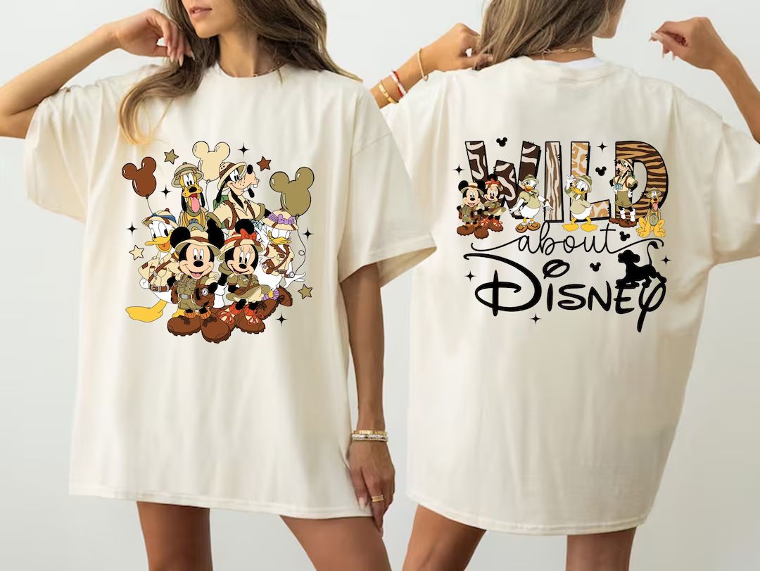 Disney Animal Kingdom Shirt, Disney Safari Shirt, Lion King Disney Wild Trip Shirt, Mickey and Fr... | Etsy (US)