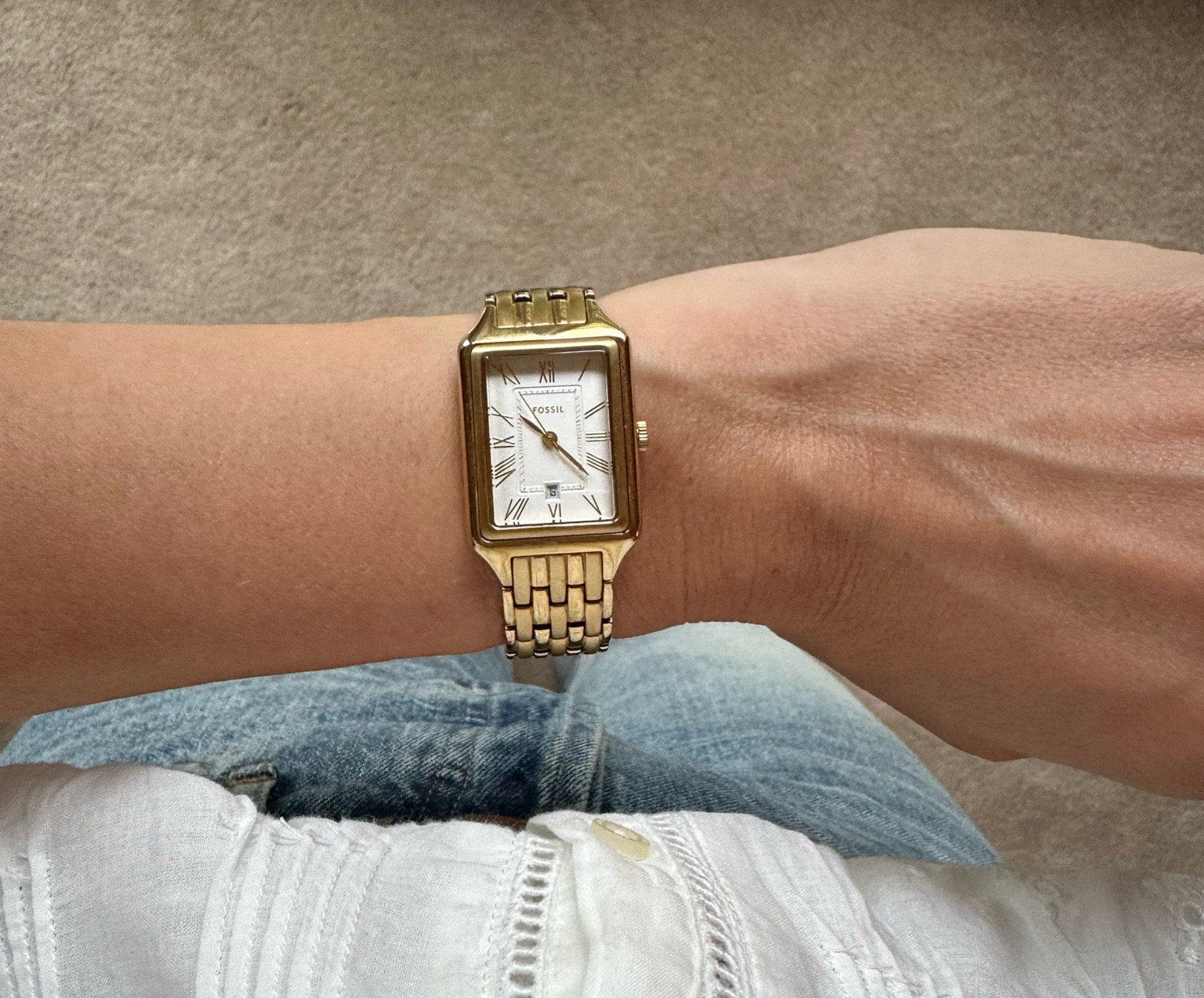 Love this simple gold watch!!