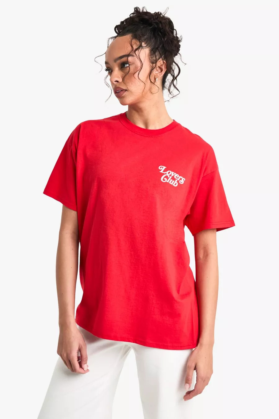 Lovers Club Oversized T-shirt | Boohoo.com (UK & IE)