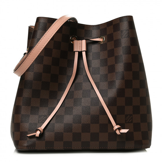 LOUIS VUITTON Damier Ebene Neonoe MM Venus Pink | Fashionphile
