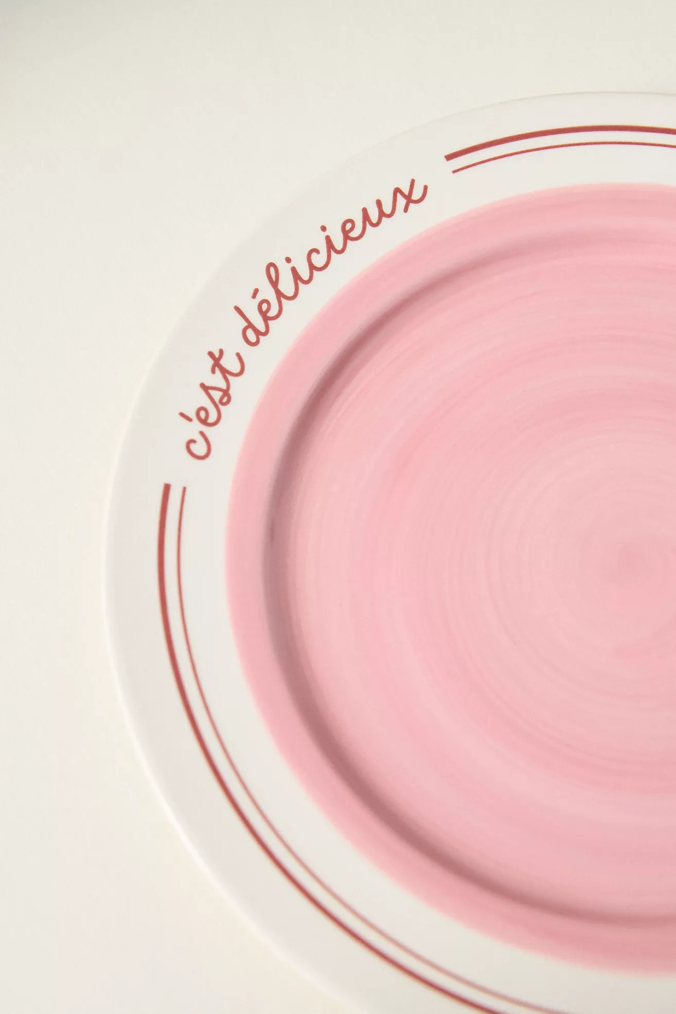 Café Violette Handpainted Stoneware Dessert Plate | Anthropologie (US)