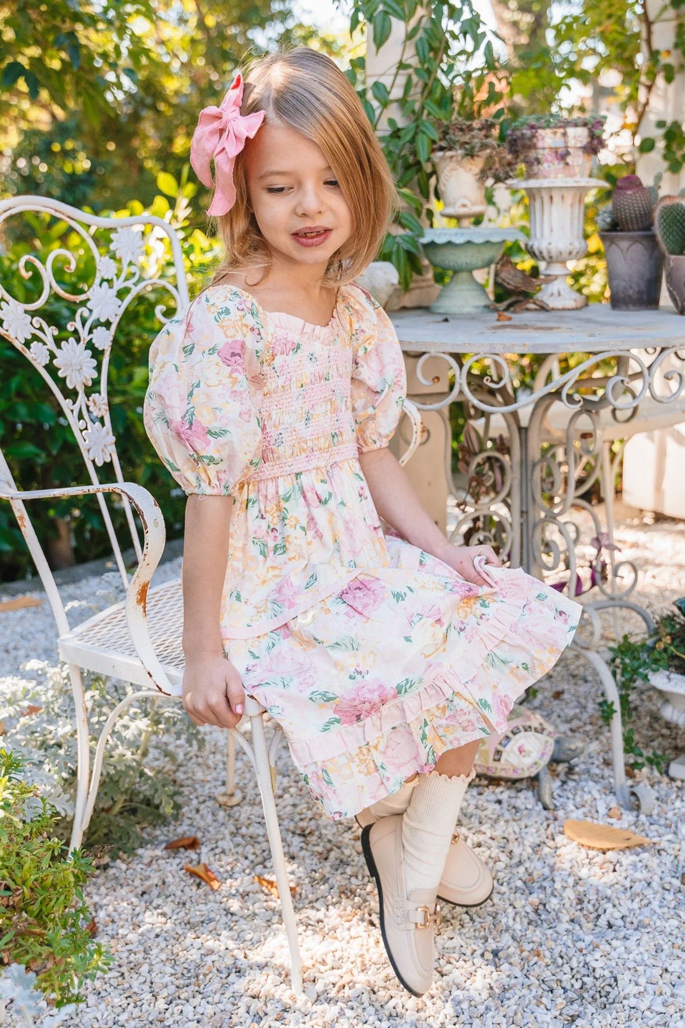 Mini Roselyn Dress in Pastel Floral | Ivy City Co