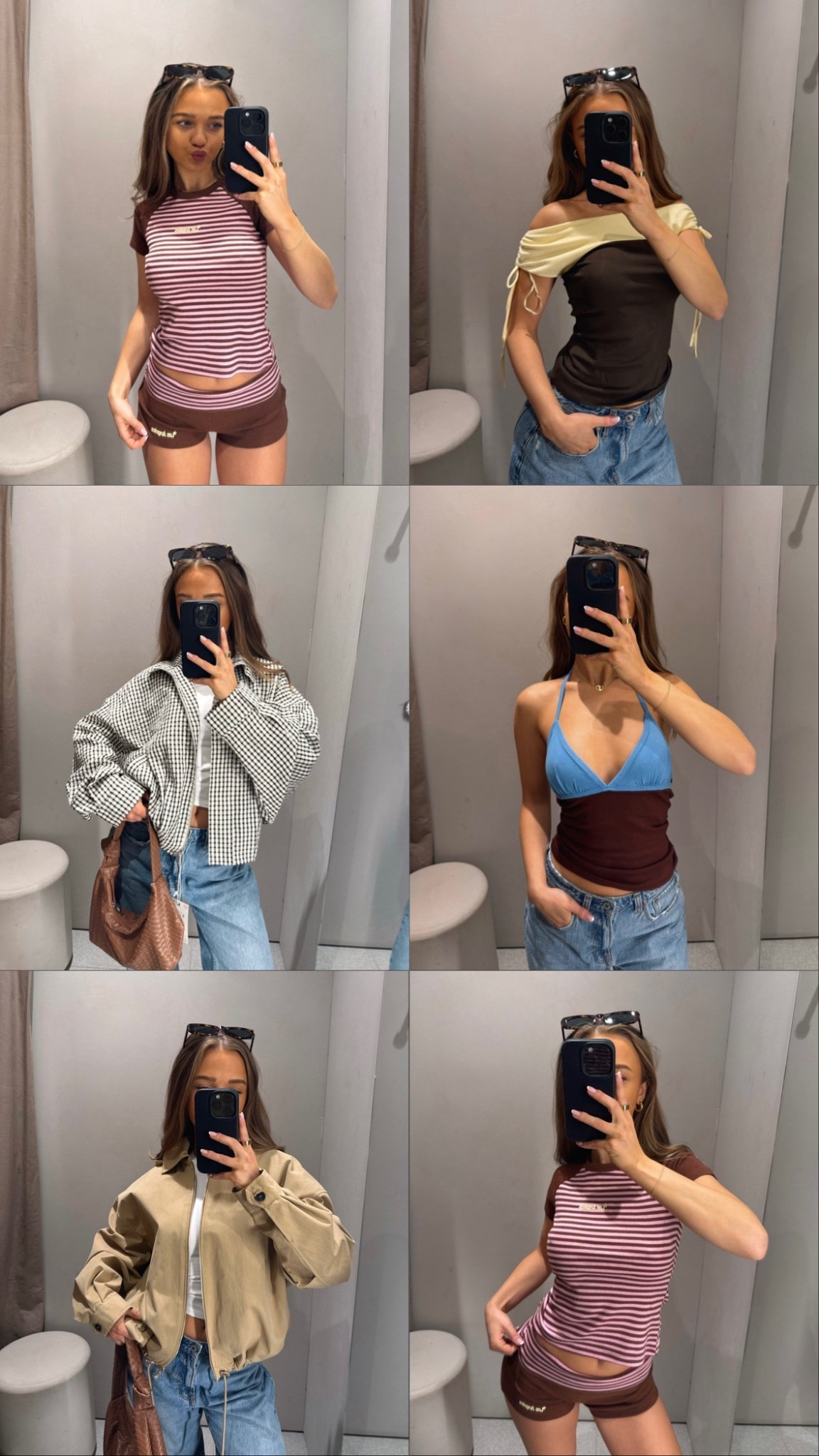 new in Zara try on haul!!🌺🌴

Summer outfit spring jacket crop top coord stripey striped shorts halter neck off shoulder brown yellow blue checked check black and white cream brown pink Pinterest basic easy casual 

#LTKsummer #LTKspring #LTKuk