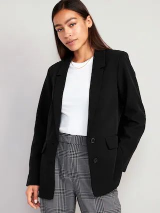 Taylor Relaxed Suit Blazer for Women | Old Navy (US)