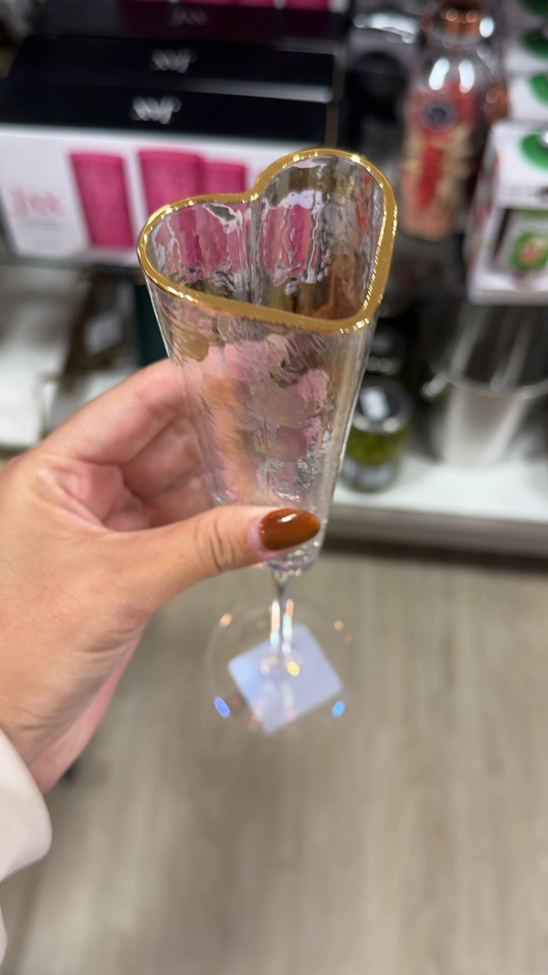 Heart Wine Glasses curated