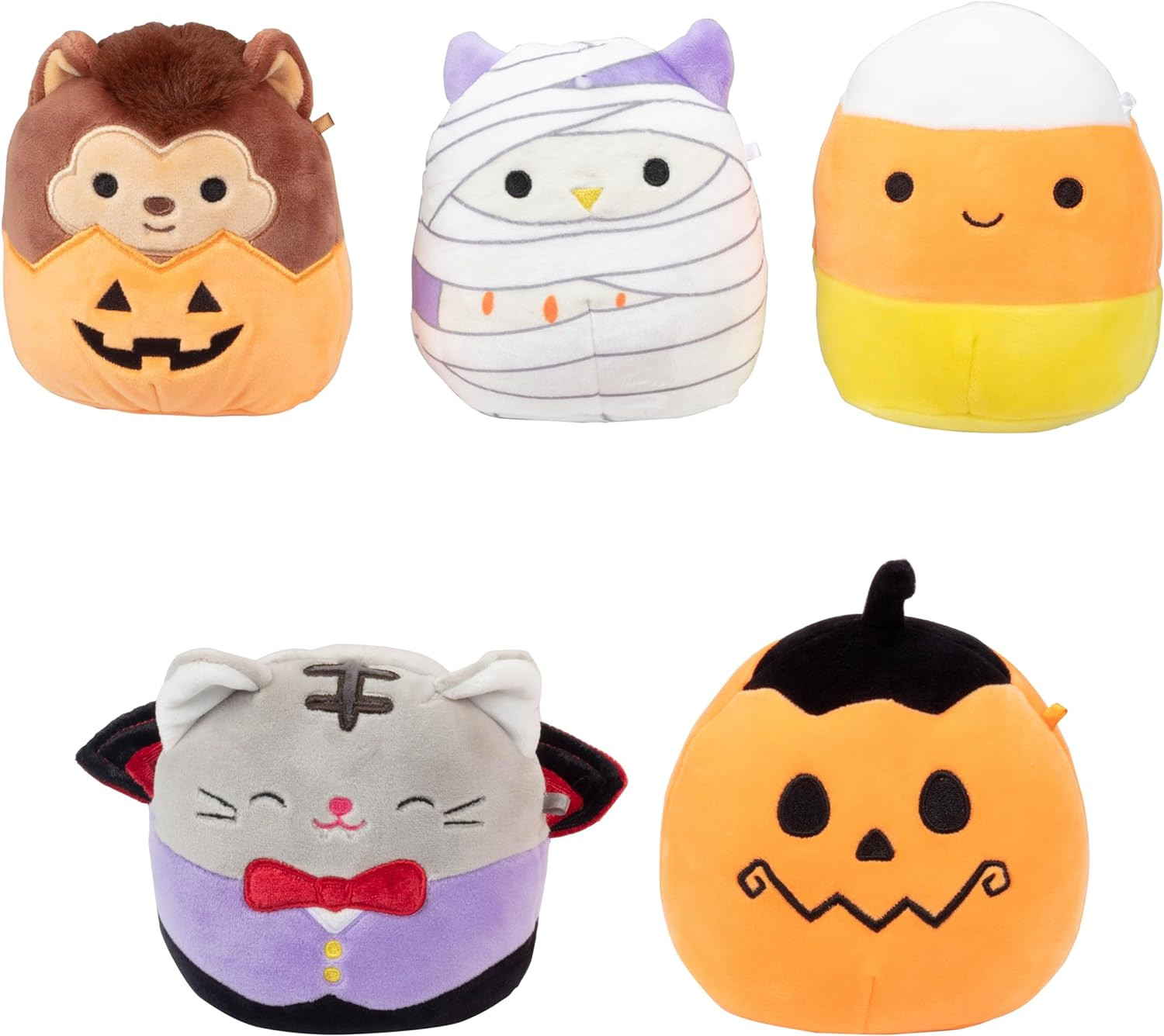 Squishmallows Original 5-Inch Halloween 5 Pack - Official Jazwares Halloween Plush - Collectible ... | Amazon (US)