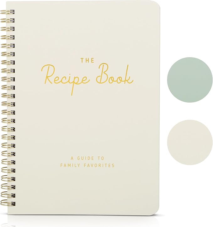 ZICOTO Aesthetic Blank Recipe Book - The Perfect Recipe Notebook to Write in Your Own Recipes - B... | Amazon (US)