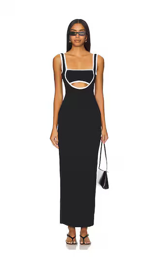 ALL THE WAYS Eliza Maxi Dress in Black. - size M | Revolve Clothing (Global)