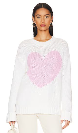 Sweetheart Sweater in Pink Heart | Revolve Clothing (Global)