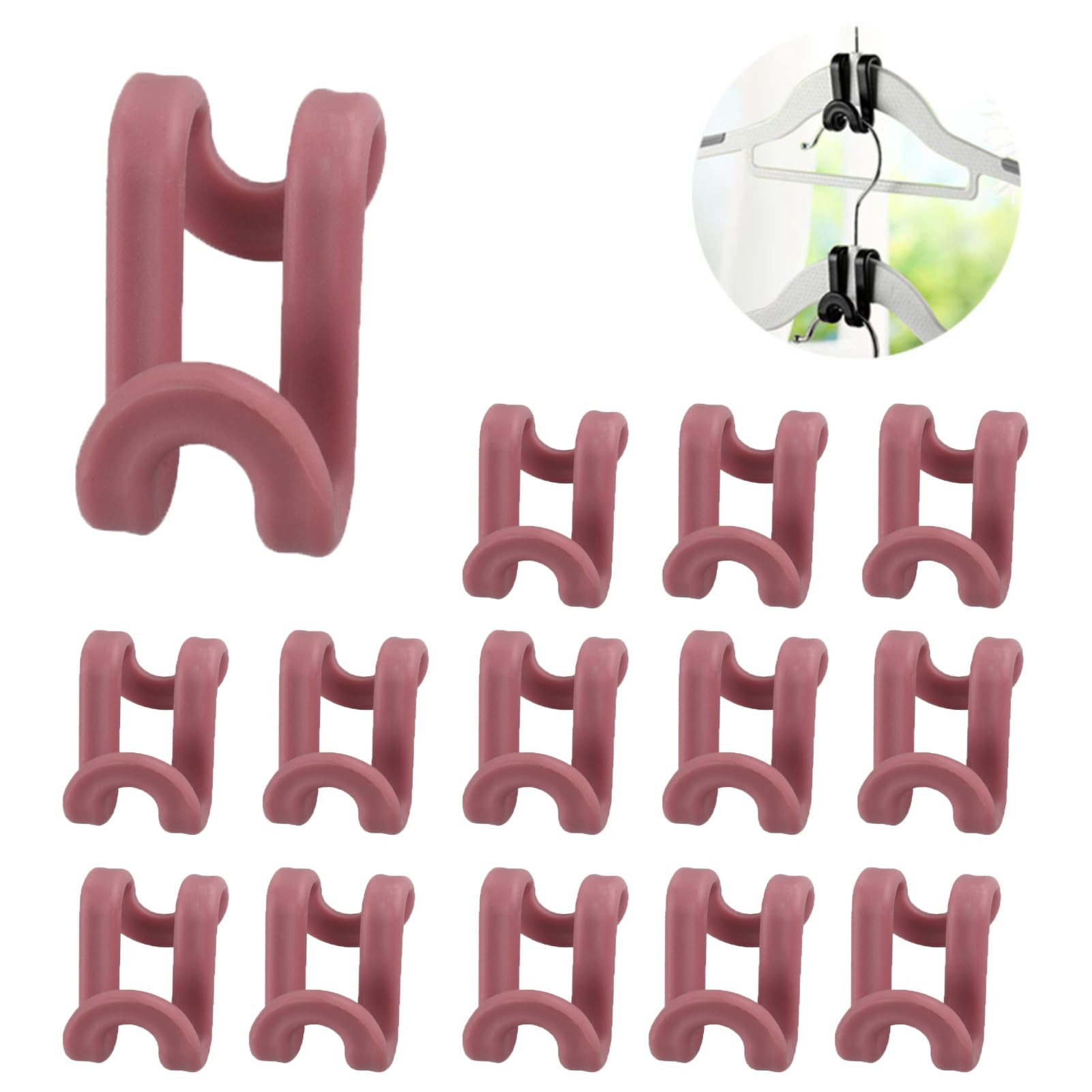 70 Pack Clothes Hanger Connector Hooks, Mini Cascading Hanger Hook, Heavy Duty Space Saving for C... | Amazon (US)
