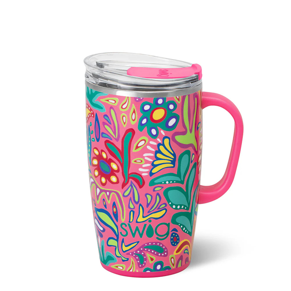 Flora Rosa Travel Mug 18oz | Swig Life