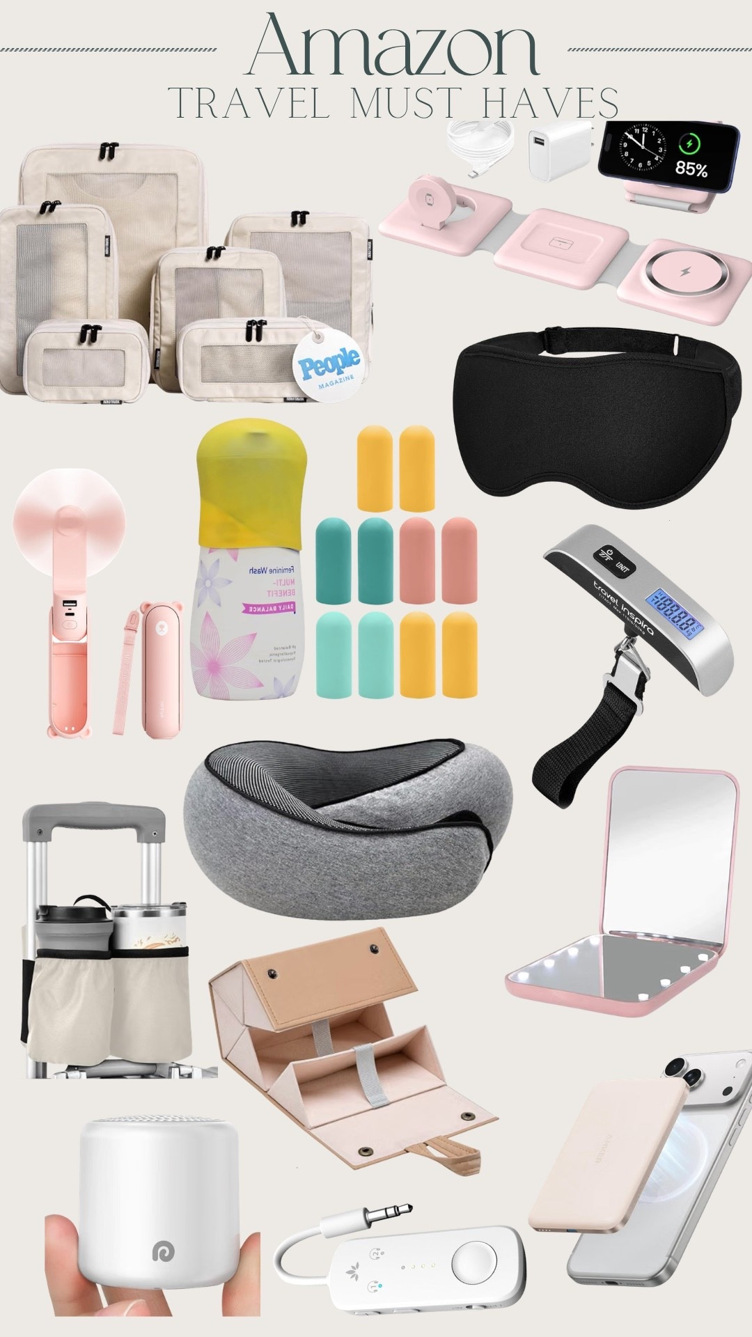 Amazon travel must haves to make your trips more enjoyable!