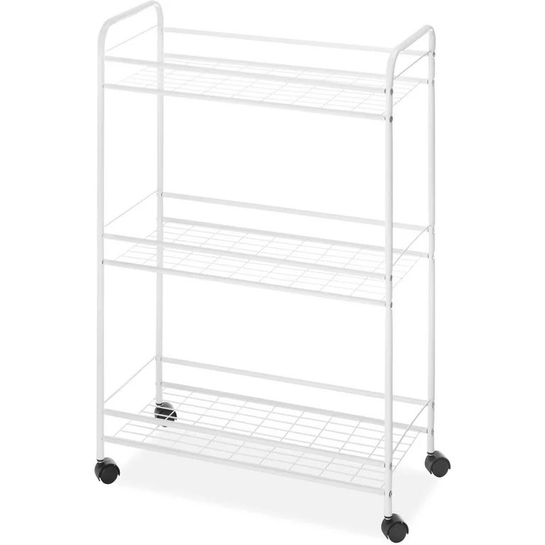 Whitmor Household Cart Slim 3 Tier White | Walmart (US)