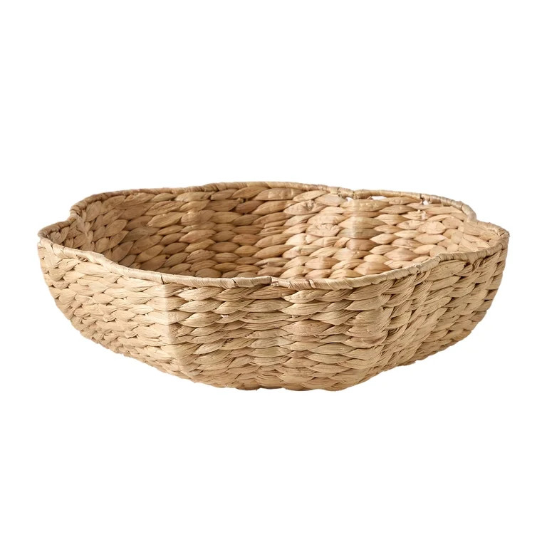 My Texas House Natural 14" Water Hyacinth Decorative Bowl | Walmart (US)