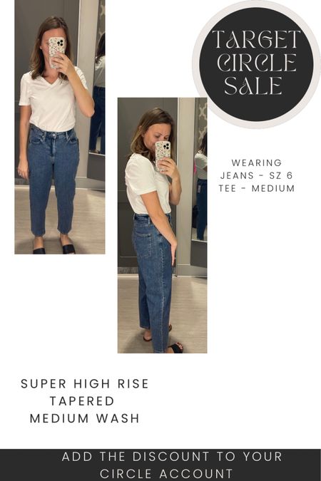 I loved the wash on these jeans and they are very comfortable!
Use your Target Circle to save 30%
#target #targetcircle #sale #jeans 

#LTKstyletip #LTKfindsunder50 #LTKsalealert