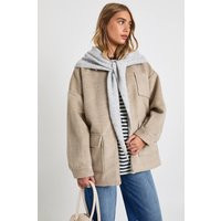 boohoo Women's Triangle Scarf in Light Grey | Knitted | boohoo (US & Canada)