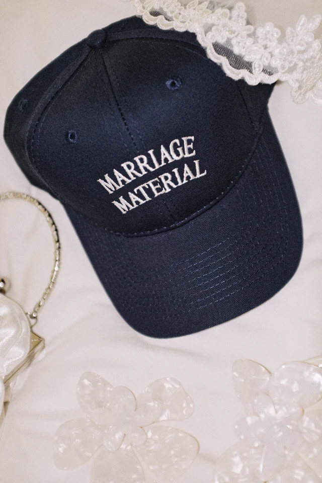 Miss Lola | Marriage Material Exclusive Hat Navy | MISS LOLA