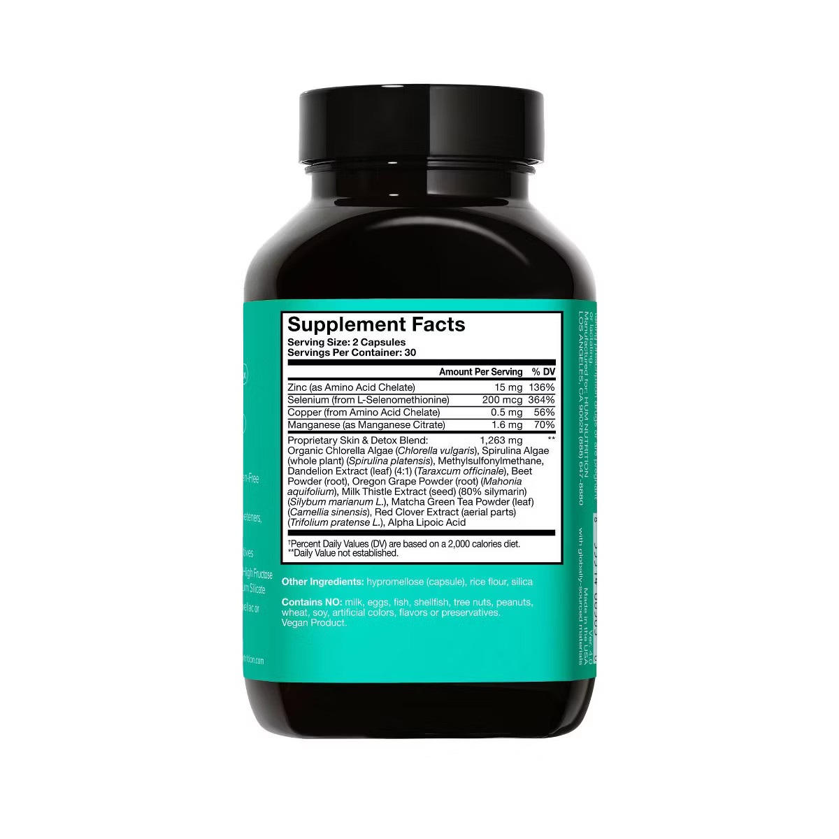 HUM Nutrition Daily Cleanse for Skin & Body Detox Vegan Capsules - 60ct | Target