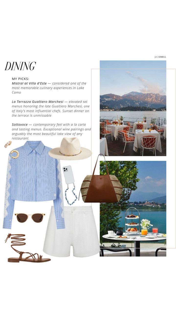 Lake Como has officially entered my European summer daydreams 🇮🇹✨

Think terracotta villas draped in bougainvillea, boat rides across glassy water, long lunches overlooking the lake, sunset aperitivos, and the kind of effortless luxury Italians do better than anyone. I rounded up the best hotels, restaurants, villages, and experiences to save for your next trip—plus outfit inspiration inspired by the timeless Lake Como aesthetic.

From linen dresses and elegant swimwear to raffia bags and oversized sunglasses, this edit is all about dressing for la dolce vita.

Shop the full Lake Como edit below. 🤍

#LakeComo #LakeComoItaly #ItalianSummer #EuropeanSummer #VacationStyle #LuxuryTravel #WhatToWear #ResortStyle #QuietLuxury #SummerStyle #LTKStyle #TravelGuide #ItalyTravel #LakeComoStyle

#LTKOver40 #LTKSeasonal #LTKTravel