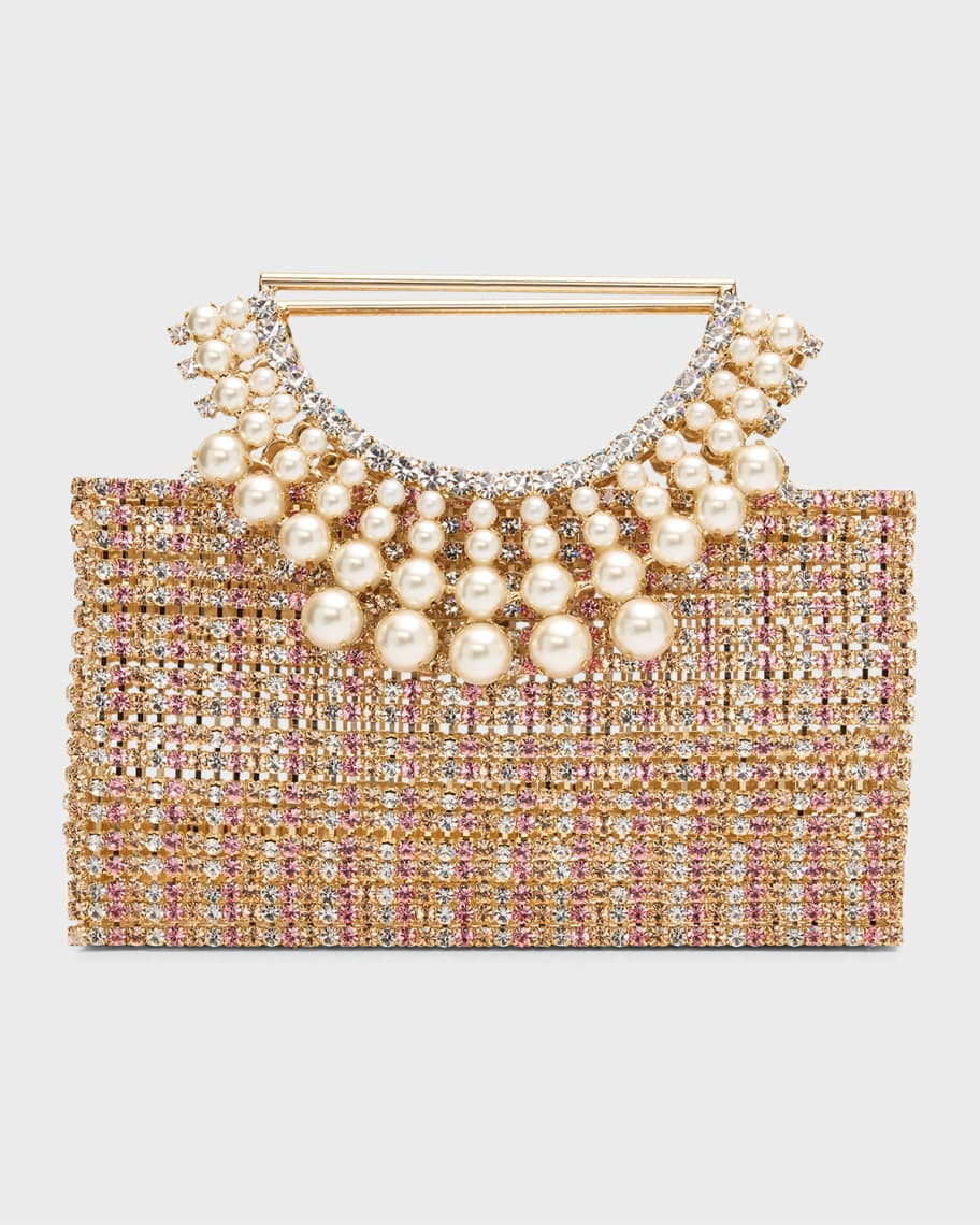 BTB Los Angeles Rhea Crystal Clutch | Neiman Marcus