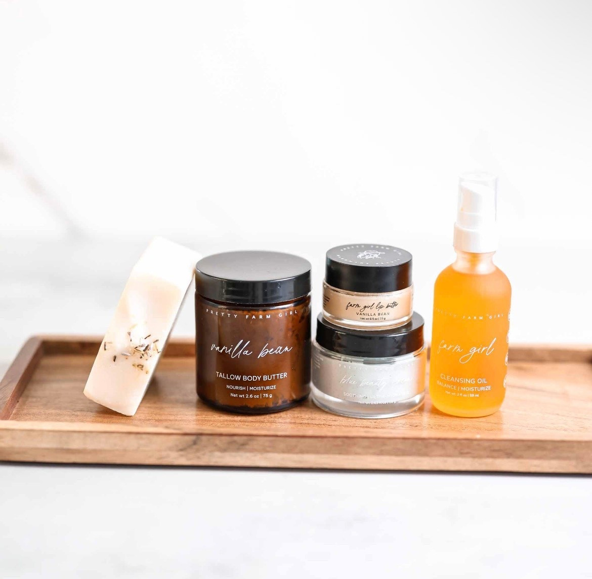 If you’re overwhelmed trying to switch to clean skincare… start here.

This farm-made skincare bundle from Pretty Farm Girl gives you a full non-toxic routine in one box:

✔️ Oil cleansing method
✔️ Tallow lip balm
✔️ Grass-fed body butter
✔️ Blue tansy face cream
✔️ Sensitive skin soap

No hormone disruptors.
No synthetic fragrance.
No harsh chemicals.

Just nutrient-dense ingredients like:
• Grass-fed beef tallow
• Blue tansy
• Natural oils + butters

This is perfect for:
• Sensitive skin
• Dry skin
• Clean beauty beginners
• Farm mamas who want simple routines
• Teen girls building their first skincare system

And at $109 for the entire set, it’s actually less than most mainstream “luxury” skincare lines — but with better ingredients.

Farm made. Old-fashioned. Skin barrier friendly. 🌿

#LTKgrwm #LTKBeauty #LTKSpringSale