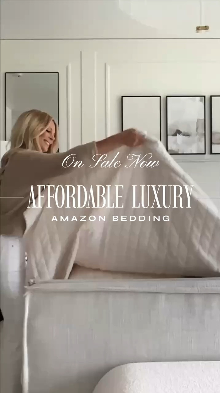 Most-Loved AMAZON Bedding On SALE
⁣
Transform your bedroom into a luxurious sanctuary with affordable bedding that feels like a high-end hotel experience. Indulge in both the stunning design and exceptional comfort—because luxury doesn’t have to come with a hefty price tag. Elevate your sleep space with premium quality, making every night feel like a five-star escape.⁣
⁣
#amazonfinds #amazontopsellers #amazongadgets

#LTKSaleAlert #LTKSeasonal #LTKHome