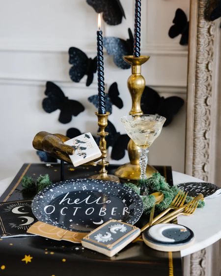 Happy OCTOBER 1st! It's time to start decorating for Sp👀kY Season ✨ This whole MYSTICAL collection including the black butterflies are flying to the shop this month! 🌙 





#LTKhome #LTKHalloween #LTKparties